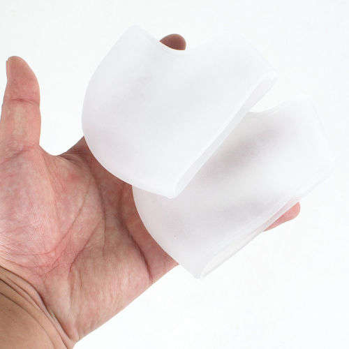 2 piece SILICONE GEL HEEL SOCKS/PROTECTORS