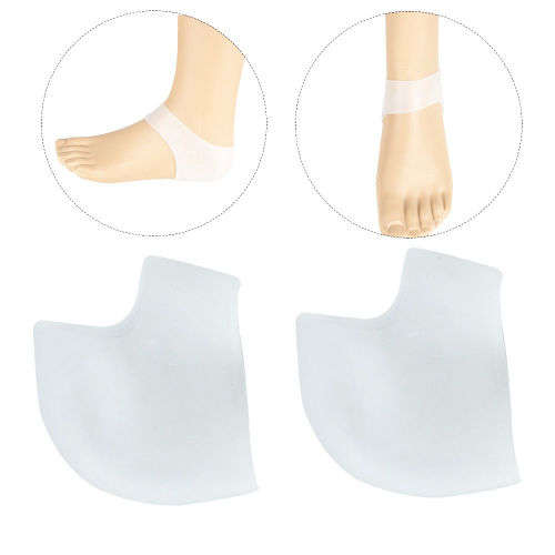 2 piece SILICONE GEL HEEL SOCKS/PROTECTORS