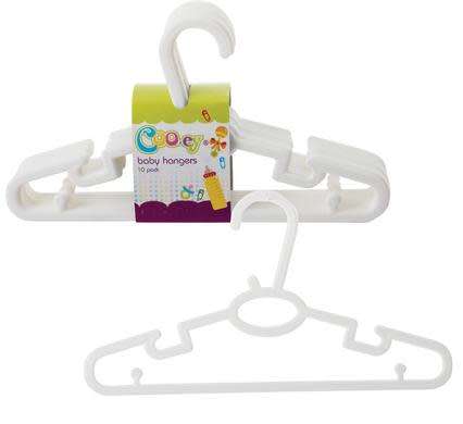 Baby Hangers Pack-10 White