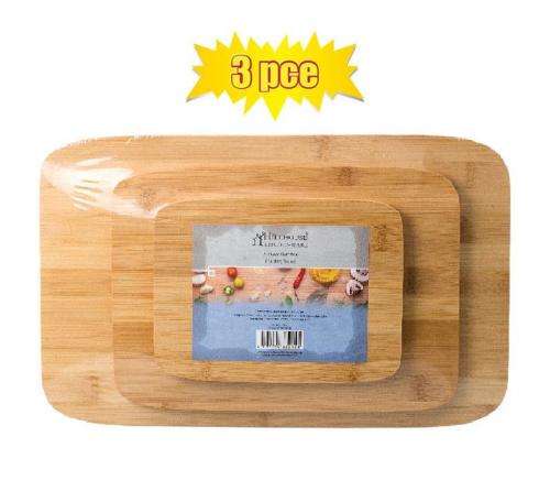 1 x 3 piece BAMBOO CUTTING BOARDS