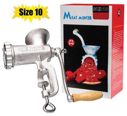 1 x  SIZE 10  MANUAL MEAT MINCER