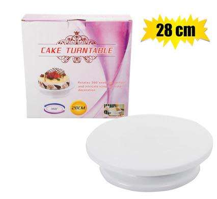 1 X CAKE TURNTABLE USEFUL FOR DISPLAY AS WELL AS DECORATING