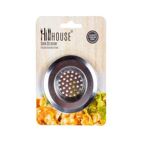 1 x SINK STRAINER STAINLESS STEEL 75mm,1-Piece