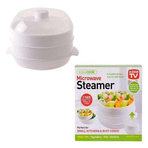 MICROWAVE STEAMER 2 TIER 21cm Diameter