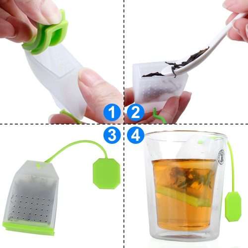 1 x TEA INFUSER SILICONE HERBS LOOSE TEA