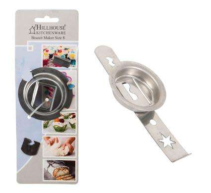 BISCUIT ATTACHMENT FOR MANUAL MEAT MINCER - AVAILABLE IN SIZE 8 or SIZE 10