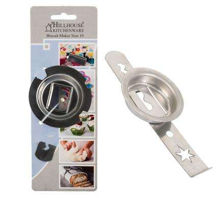 BISCUIT ATTACHMENT FOR MANUAL MEAT MINCER - AVAILABLE IN SIZE 8 or SIZE 10