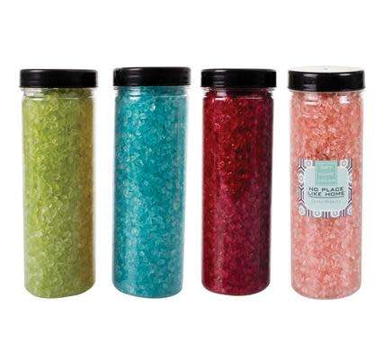 1 X BOTTLE CRUSHED GLASS PEBBLES 450G 2-5mm in 4 ASSORTED COLOURS