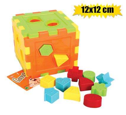 1 X EDU BLOCKS SHAPE SORTER  TOY