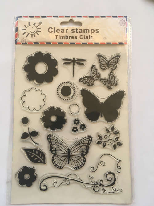 Clear Stamps Assortment Butterflies