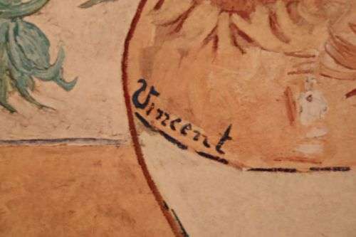 "SUNFLOWERS" VAN GOGH