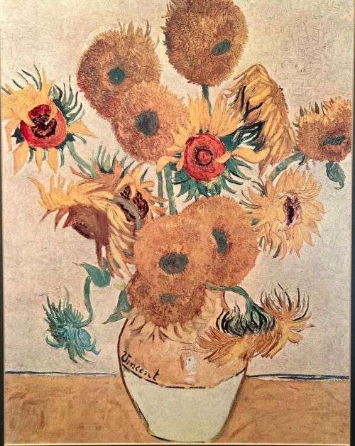 "SUNFLOWERS" VAN GOGH