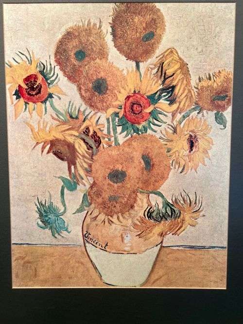 "SUNFLOWERS" VAN GOGH