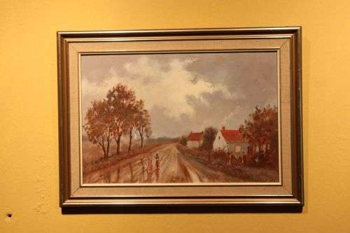 JH RABE ORIGINAL OIL PAINTING