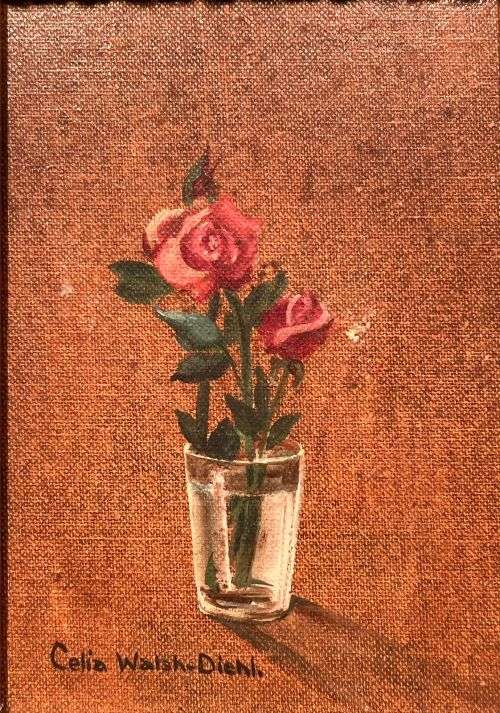 CELIA WALSH-DIEHL OIL PAINTING
