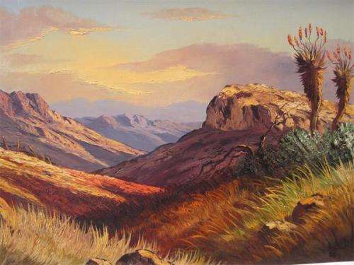 LESLIE ALBERTYN ORIGINAL OIL PAINTING