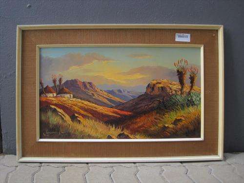 LESLIE ALBERTYN ORIGINAL OIL PAINTING