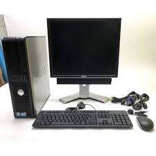 COMPLETE SETS OF DELL OPTIPLEX 380 PC's, WITH 17" LCD:250GB;2GB; CORE 2 DUO 3.0GHz