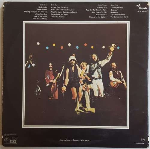 Jethro Tull- Live- Bursting Out (2 x LP) SA 1978