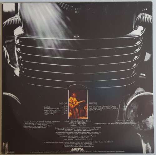 Al Stewart- Modern Times (LP) US Unknown Date