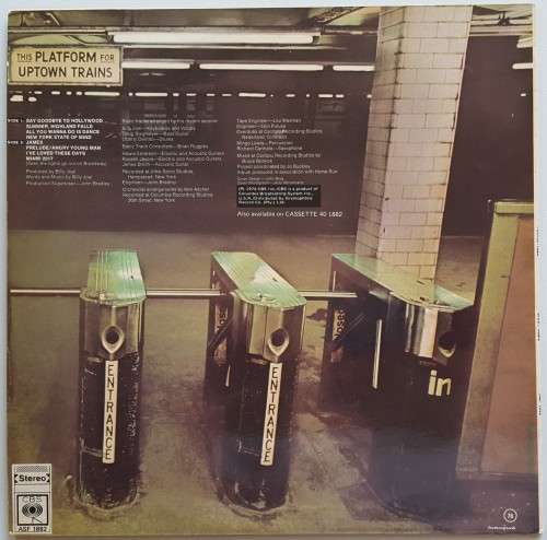 Billy Joel- Turnstiles (LP) SA 1976