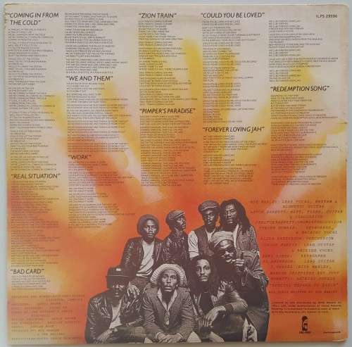 Bob Marley & The Wailers- Uprising (LP) SA 1980 (Reggae)