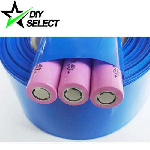 Battery Sleeve 18650 Heat Shrink Tubing Blue 3-4 Bat 80x68mm **LOCAL STOCK**