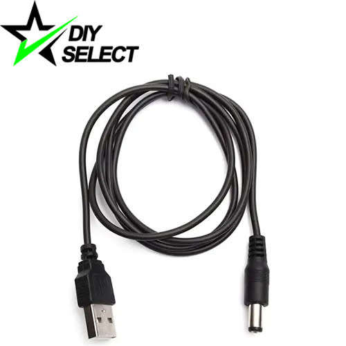 Connector Power Cable USB 2.0 to 5.5mm x 2.1mm **LOCAL STOCK**