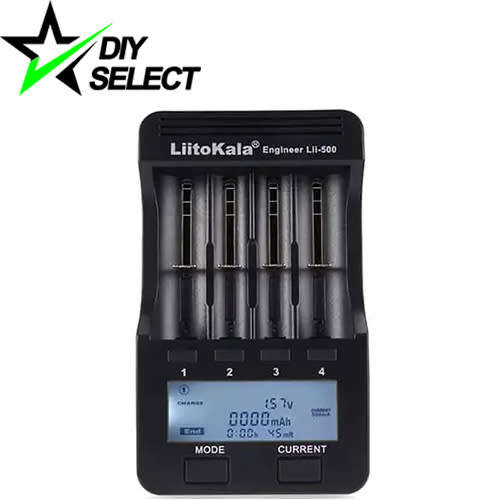 Battery Charger Capacity Tester Liitokala Lii-500 18650 Lithium Ion NiMH NiCD **LOCAL STOCK**