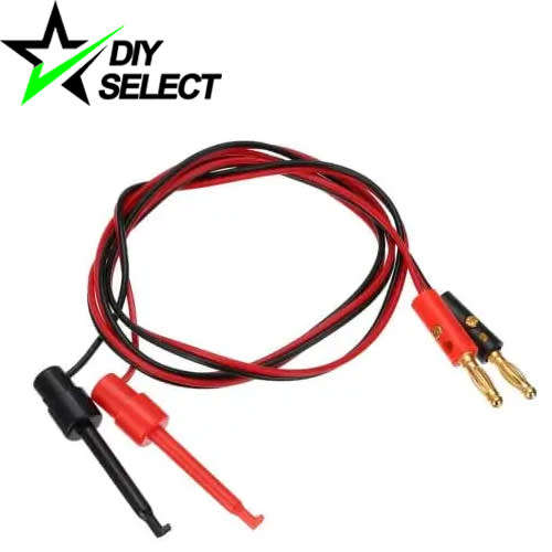 Multimeter Leads Banana Plug to Test Hook Clip 1mtr **LOCAL STOCK**