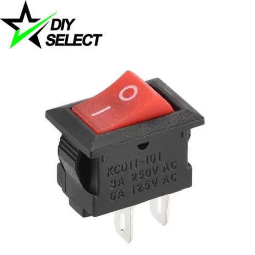 Switch Rocker 15x21mm 2PIN Red 250V 3A On-Off **LOCAL STOCK**