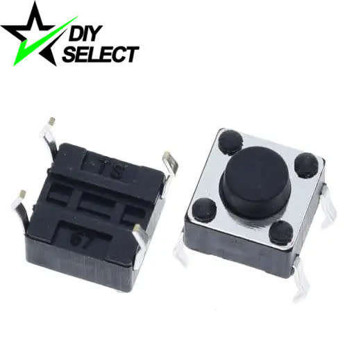 Switch Tactile Micro Momentary Square 6x6x6mm **LOCAL STOCK**