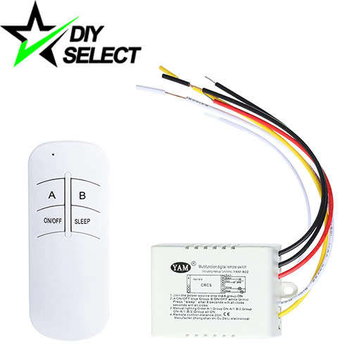 Controller Receiver Transmitter 2 Channel + RF Remote 220V **LOCAL STOCK**