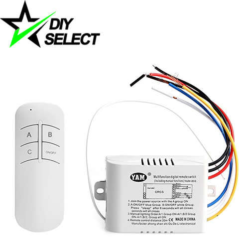 Controller Receiver Transmitter 3 Channel + RF Remote  220V **LOCAL STOCK**