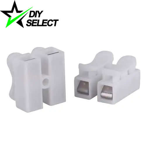 Connector Push Down 2 Pin Wire Spring Loaded Terminal **LOCAL STOCK**