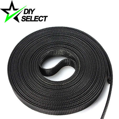Wire Sleeving Braided Black 15mm **LOCAL STOCK**