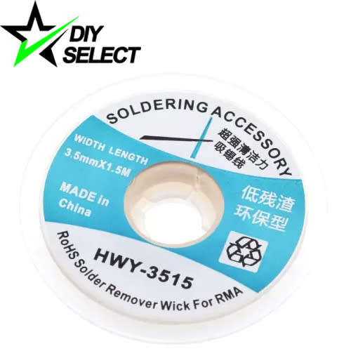 Desolder Wick Braided 3.5mm 1.5M **LOCAL STOCK**