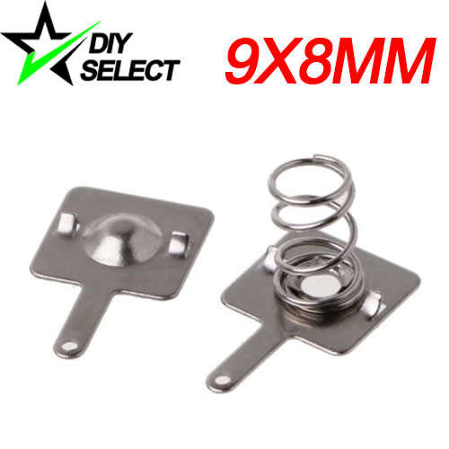 Battery Spring Terminal Tab Set 9x8mm **LOCAL STOCK**