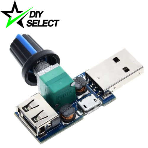 Fan Speed Controller USB + Knob 5V 5W **LOCAL STOCK**