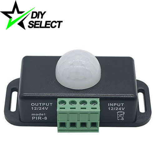 Motion Sensor Adjustable PIR 12V-24V 8A **LOCAL STOCK**