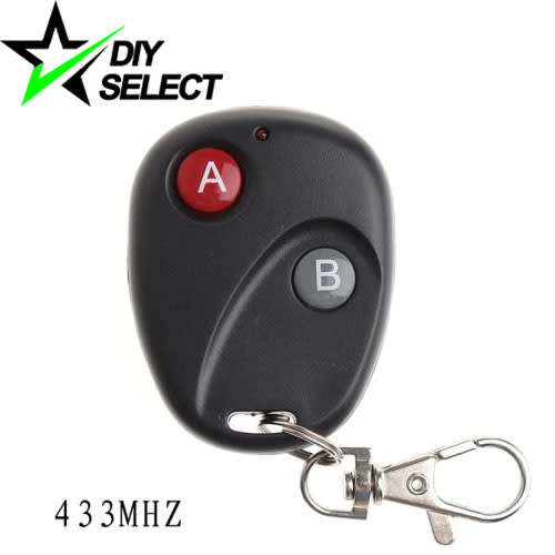 Remote Control - 2 Button Black 433MHZ **LOCAL STOCK**