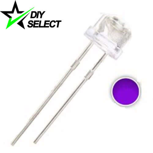 5mm Led UV (395-400nm) Ultraviolet Wide Angle **LOCAL STOCK**