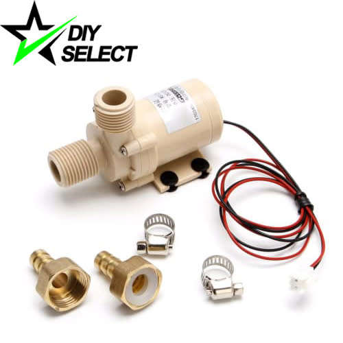 Pump 12V Solar Hot Water Circulation 480L/H 3Mtr Head Male Thread **LOCAL STOCK**