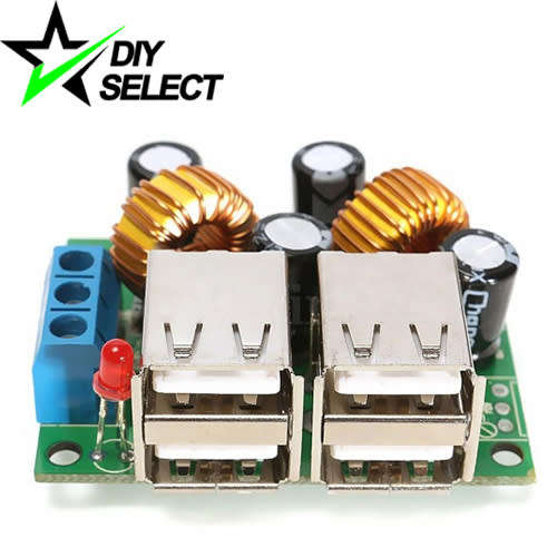 Battery Charger (12V-40V to 5V) 4x USB 5A **LOCAL STOCK**