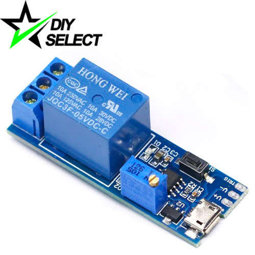 Timer Time Delay Relay Controller 0-24Sec 5-30V Micro USB and Trigger **LOCAL STOCK**