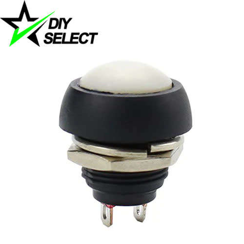 Switch Momentary Push Button White 250V 1A **LOCAL STOCK**