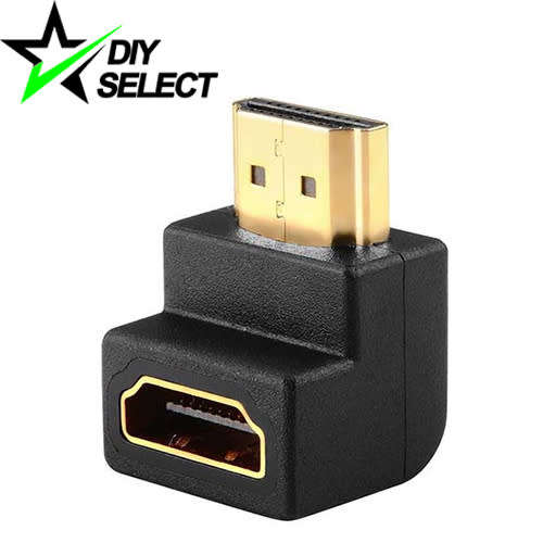 Connector HDMI Male to Female 90 Degree Adapter **LOCAL STOCK**
