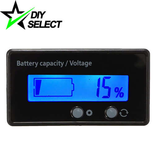 Voltmeter 8-63V Lithium Battery Volt Percentage Capacity Blue Display **LOCAL STOCK**