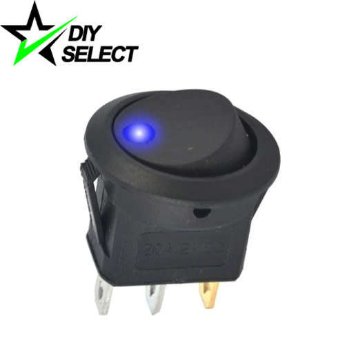 Switch Rocker Button Blue Illuminated Led 12V **LOCAL STOCK**