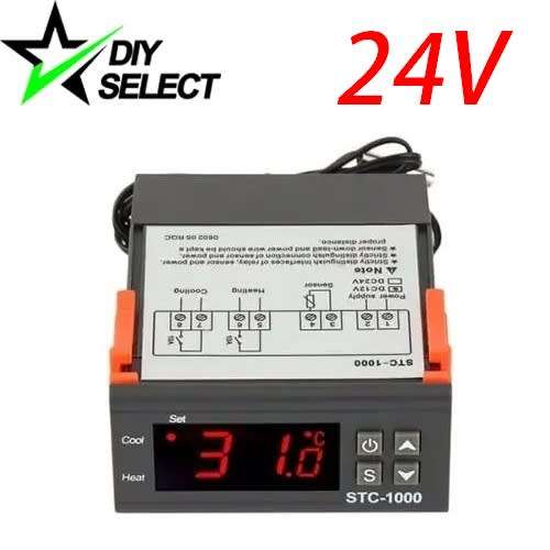 Temperature Controller Thermostat Thermometer STC1000 24V DC **LOCAL STOCK**